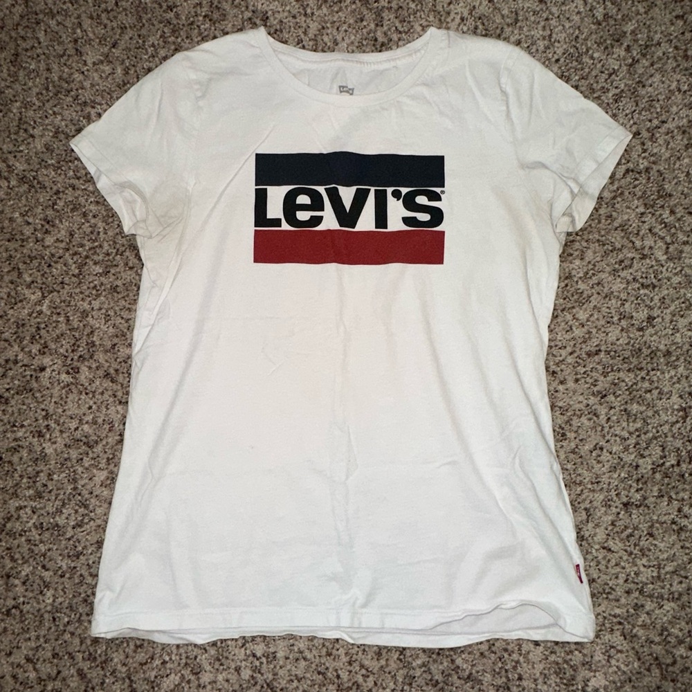 Levi's Women's White Tee with Logo